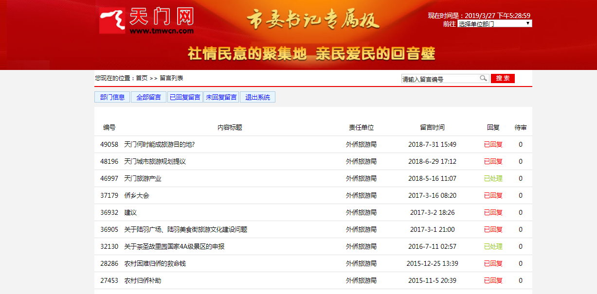 天门市外事侨务旅游局_中华人民共和国政府信息公开条例_2018年政府信息公开工作年度报告